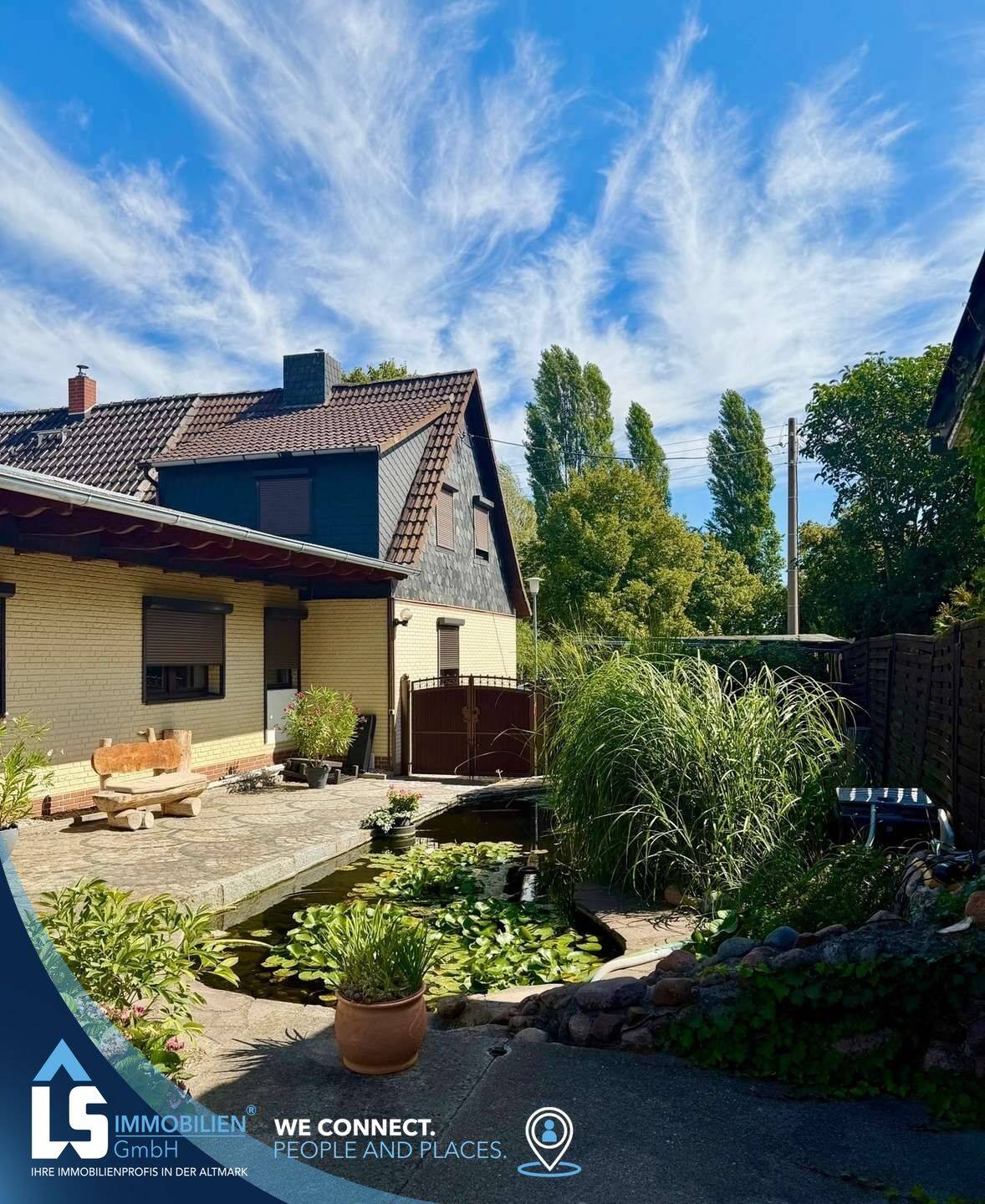 Exklusives Wohnen in begehrter Lage von Stendal – mit Pool, Koiteich und großzügigem Grundstück, 39576 Stendal