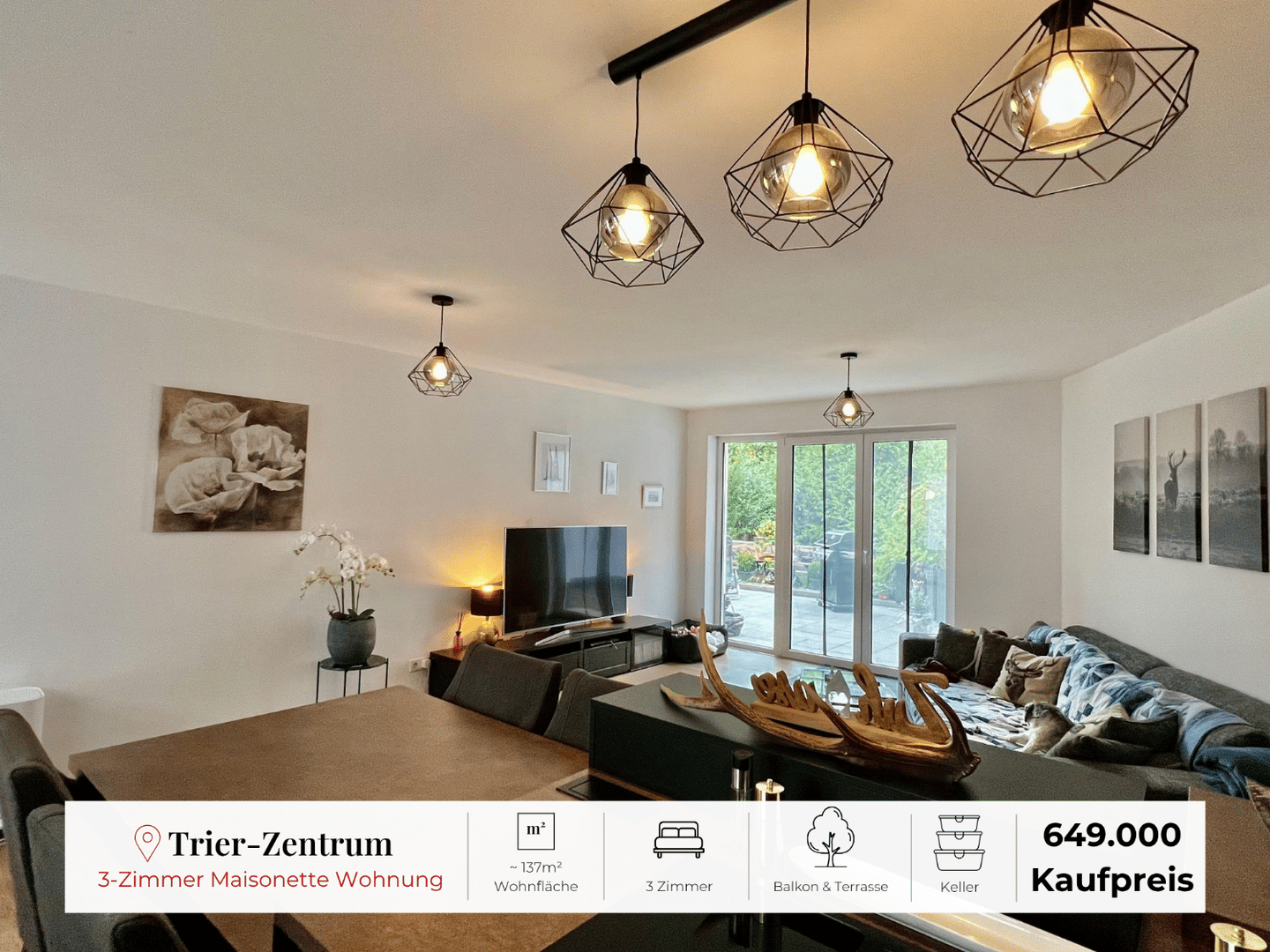 Moderne 3-Zimmer Maisonette-Wohnung in einer der schönsten Straßen Triers – Bruchhausenstraße, 54290 Trier (Innenstadt Trier-Süd)