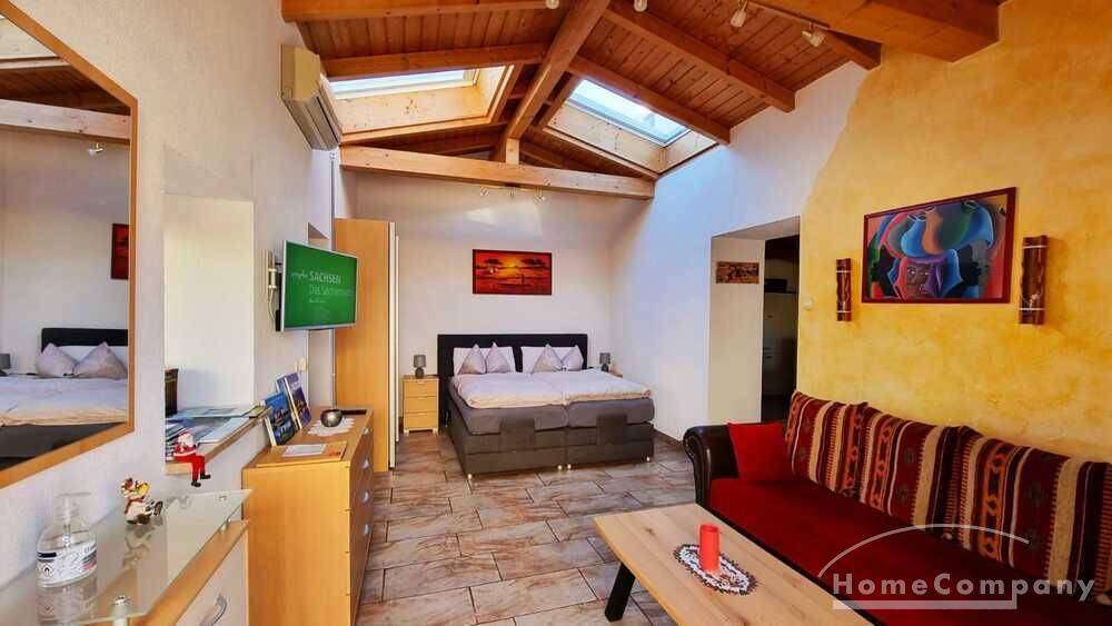 26196 HomeCompany Dresden Möbliert/Furnished Bungalow in Radebeul max. 2 Personen, 1445 Radebeul