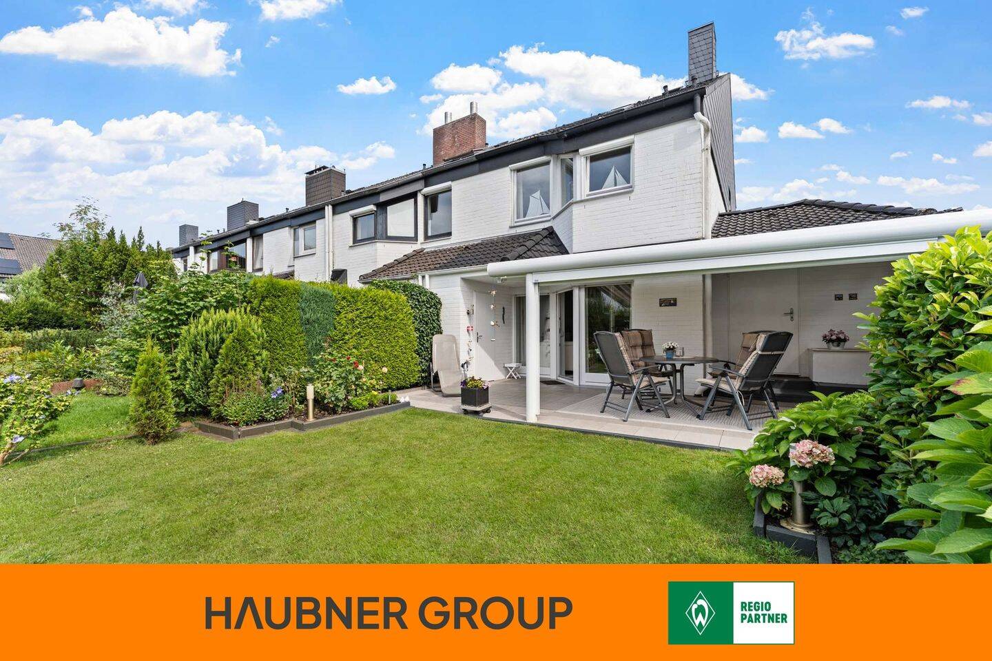 Stilvoll wohnen mit privatem Gartenidyll – modernisiertes Reihenendhaus mit besonderem Wohnambiente, 28279 Bremen (Arsten Habenhausen Huckelriede)