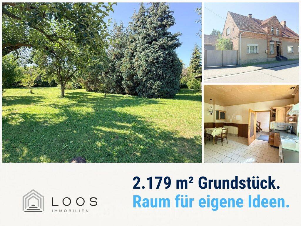 Landhaus mit 2.179 m² Traumgrundstück und großer Scheune, 15926 Luckau