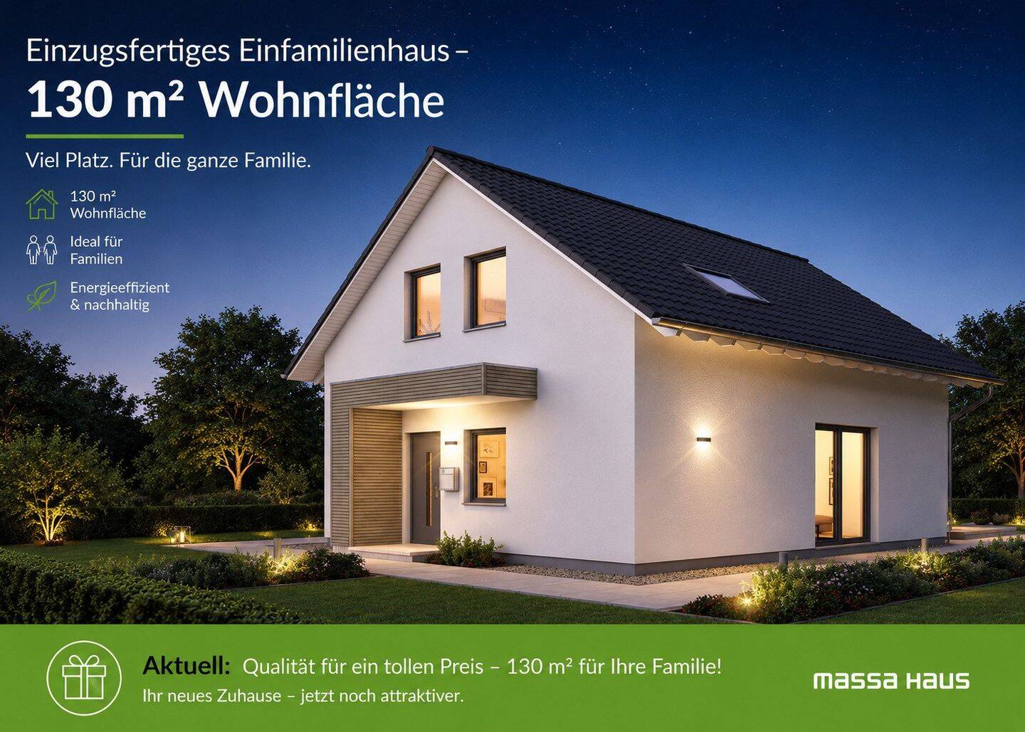 130 m² – Außen fertig – Innen selber machen – mit Bodenplatte, 72539 Pfronstetten