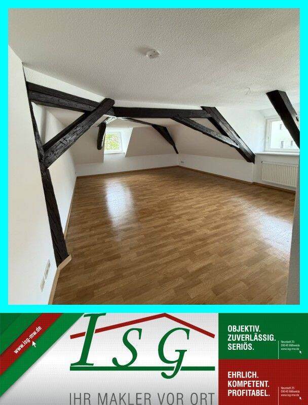1-Raum Wohnung im Zentrum von Hainichen – DG, 9661 Hainichen
