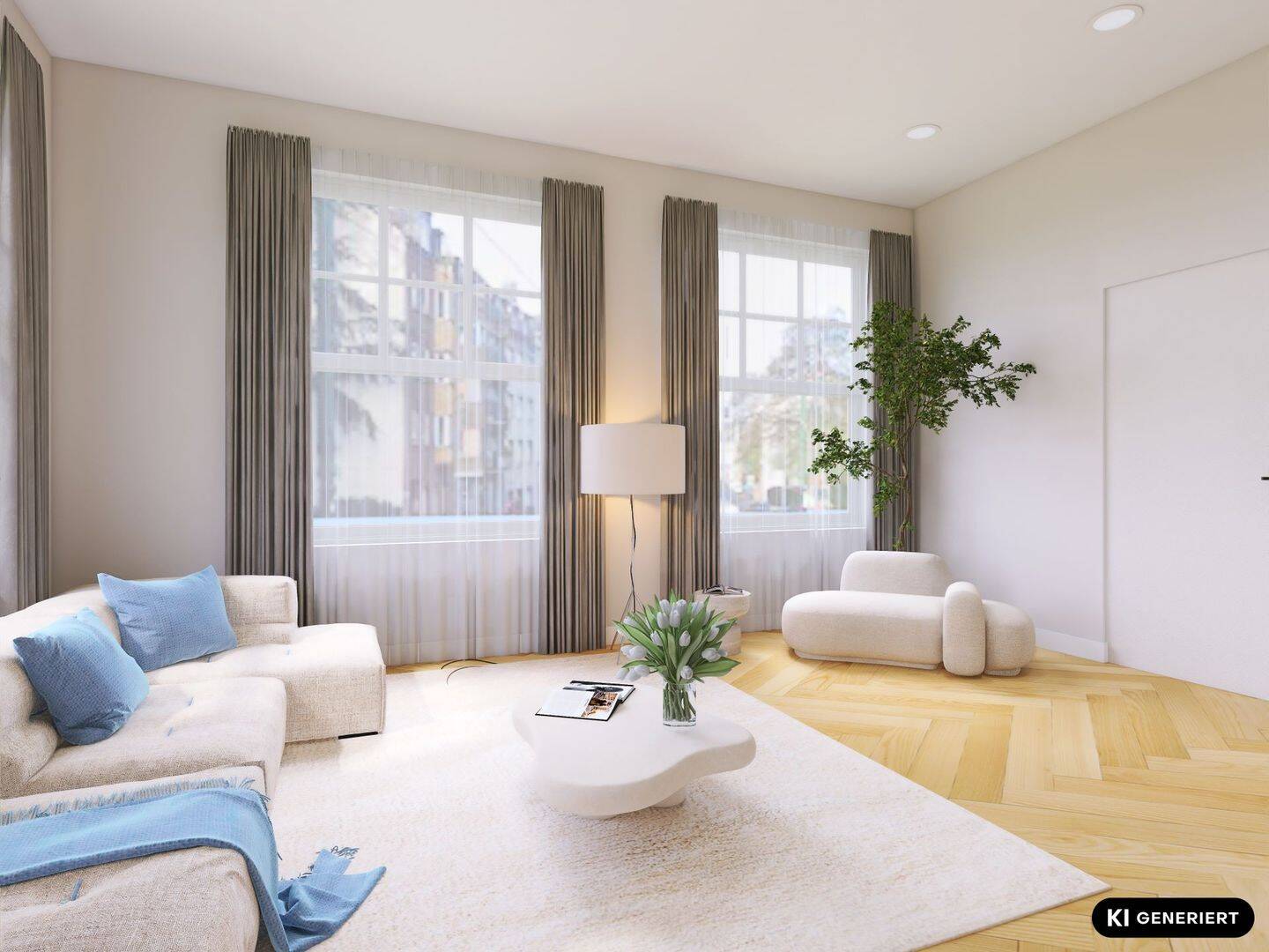 Altbaucharme trifft Moderne – Neubau 2-Zimmer-Wohnung mit Terrasse im Ludenberger Ensemble, 40629 Düsseldorf (Gerresheim Grafenberg Hubbelrath Ludenberg Rath)