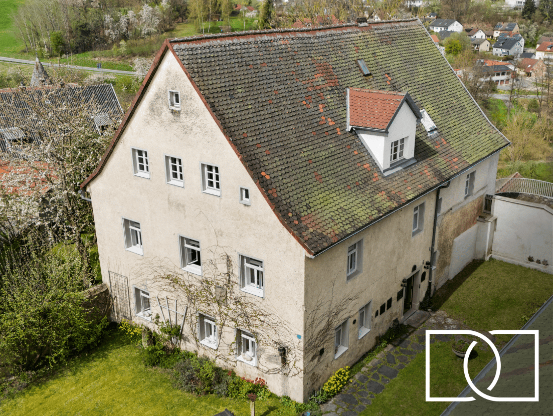Historisches Schmuckstück! Wohnhaus mit denkmalgeschütztem Fabrikgebäude in zentraler Innenstadtlage, 95473 Creußen