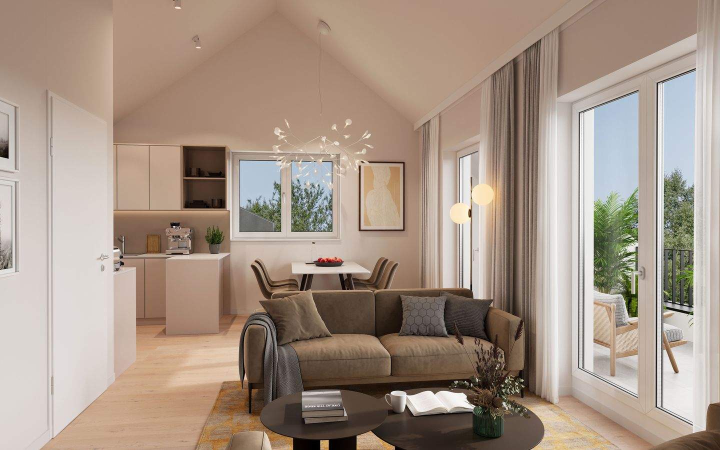 QQI: Penthouse-Feeling nahe Werksviertel – 3,5-Zimmer-Wohnung mit großer Ost-Dachterrasse, 81671 München (Au-Haidhausen Berg am Laim Ramersdorf-Perlach)