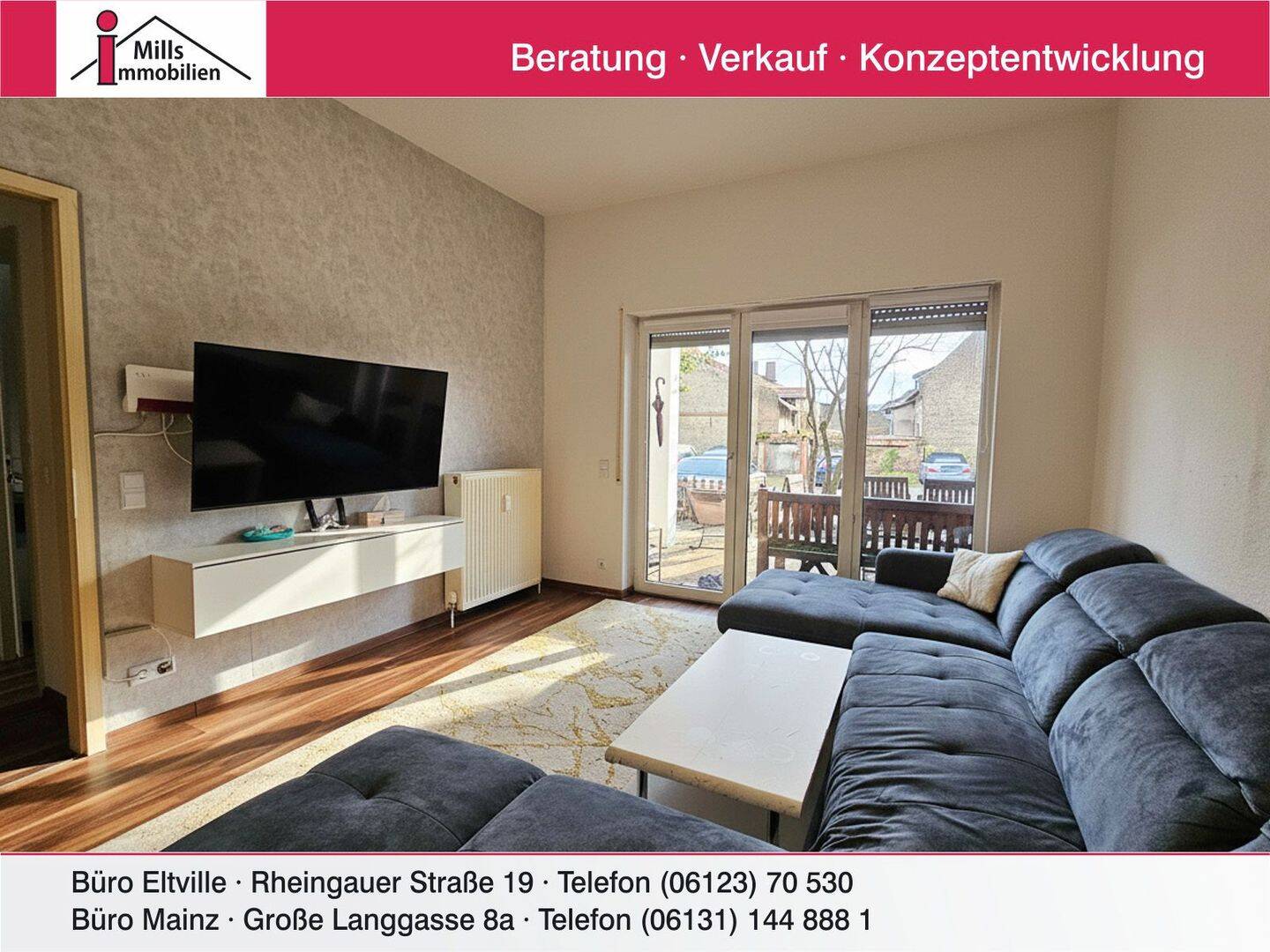 Schöne Erdgeschosswohnung mit Terrasse und Garten, 65375 Oestrich-Winkel