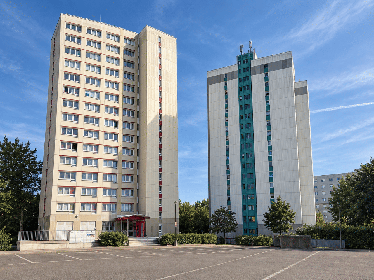 Über den Dächern: barrierefreie 3-Raum-Wohnung, 39126 Magdeburg (Barleber See Gewerbegebiet Nord Industriehafen Neustädter See Rothensee)