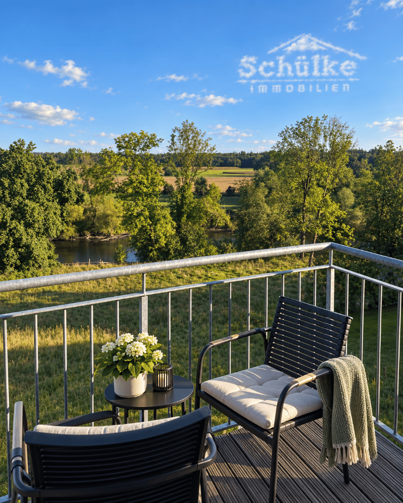 Wohnen mit Weitblick – charmante Dachgeschosswohnung mit traumhafter Aussicht ins Grüne, 85410 Haag a.d. Amper (Haag)