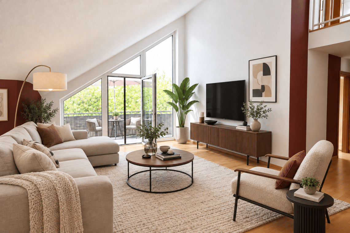 Individuelle Dachgeschosswohnung mit Galerie, 32760 Detmold