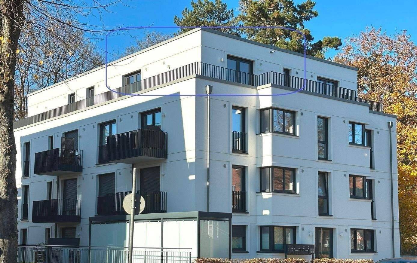 Exklusive Penthousewohnung mit großzügiger Dachterrasse am Kurpark – voll möbliert und bezugsfrei ab 01.10.2026, 21335 Lüneburg
