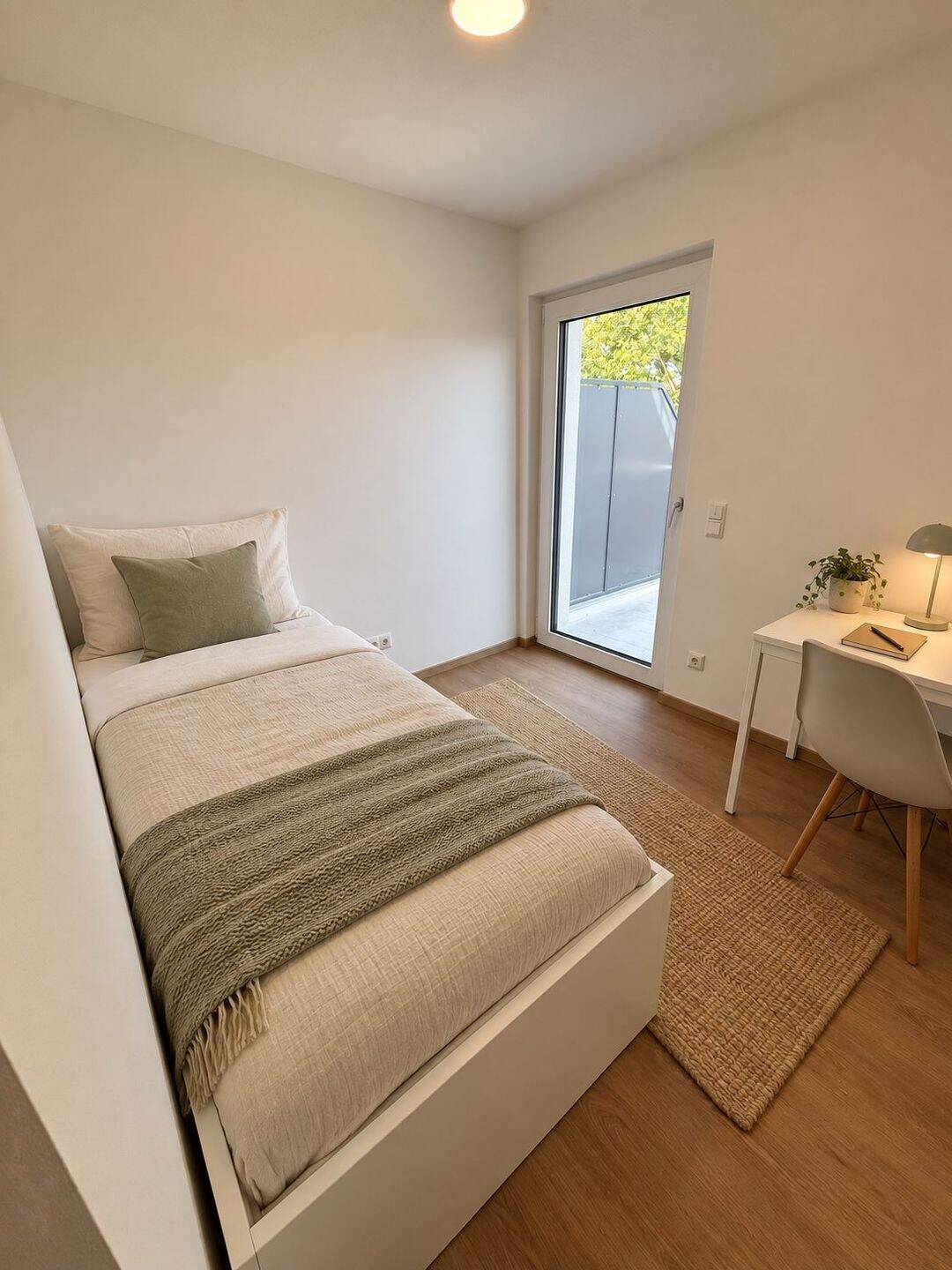 Erstbezug: Modernes Studentenapartment mit Balkon in St. Johannis, 90419 Nürnberg (Kleinweidenmühle Sankt Johannis)