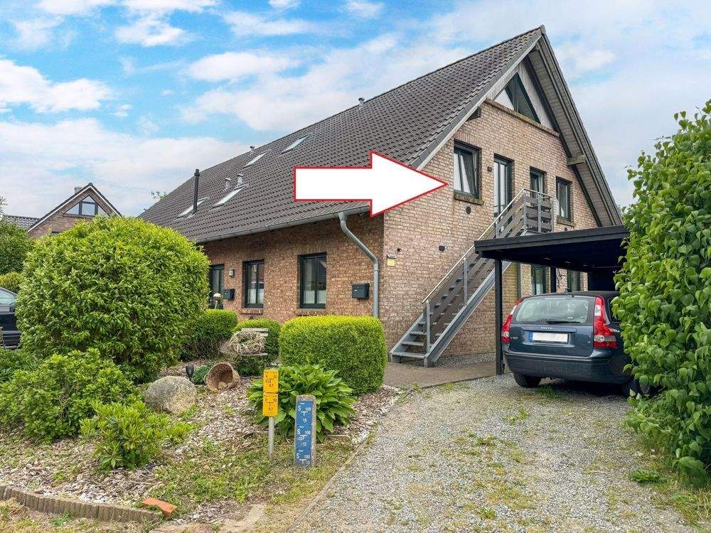 Optimal für Paare, gute Lage und unbefristet vermietet: moderne 2-Zi.-Eigentumswohnung in Rantrum., 25873 Rantrum