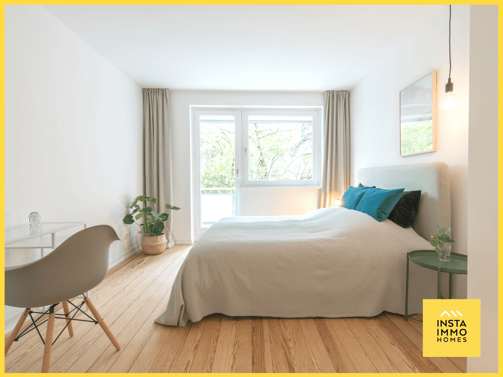 Augustenburger Ufer: Helle 2 Zi-Erdgeschoss-ETW mit Balkon, 22049 Hamburg (Wandsbek Dulsberg)