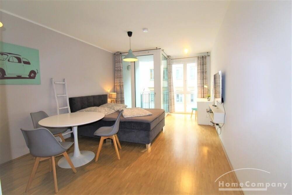 220198 HomeCompany Dresden Möbliert/Furnished Studio Apartment mit Balkon in Dresden-Äußere Neustadt max. 2 Personen, 1099 Dresden