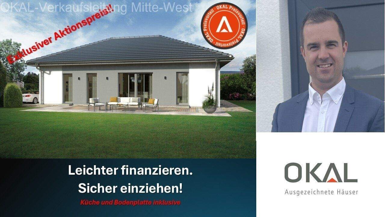 AKTION !!! WOHNEN UND WOHLFÜHLEN AUF EINER EBENE – EINZUGSFERTIG inkl. Grundstück, 56759 Kaisersesch