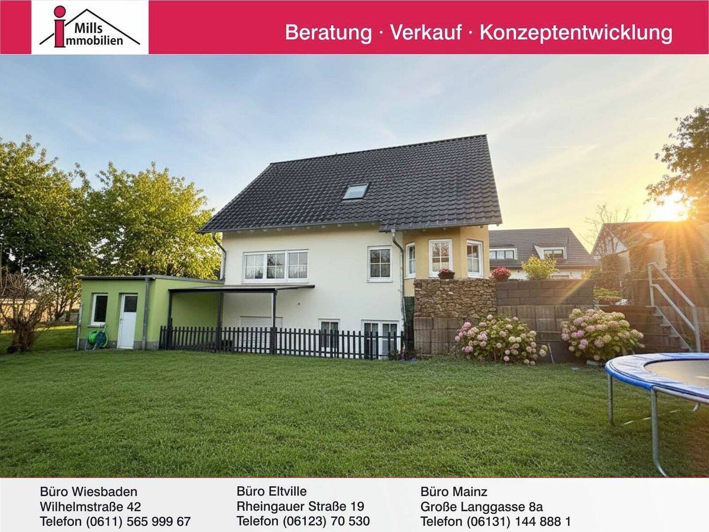 Ca. 7km von Bingen entfernt in Dorsheim: Attraktives freistehendes Einfamilienhaus, 55411 Bingen am Rhein