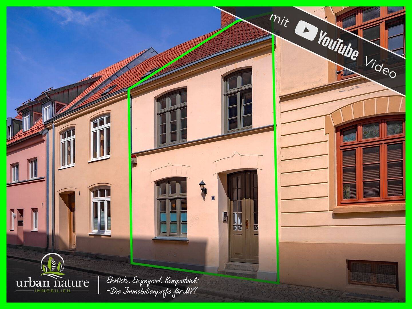 Drei Ebenen voller Möglichkeiten – Stadthaus mit Hinterhof in Wismar, 23966 Wismar