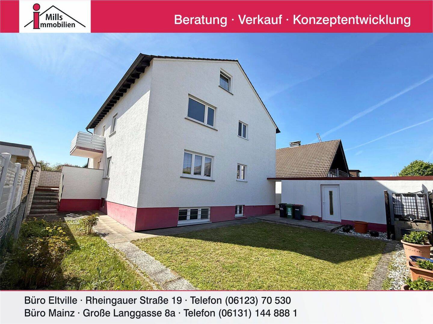 Großzügiges 1-3 Familienhaus mit traumhaftem Garten in ruhiger Lage von Mainz-Ebersheim, 55129 Mainz (Bretzenheim Ebersheim Hechtsheim)