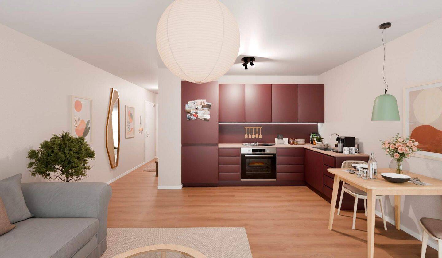Barrierefreie Eigentumswohnung im 1. OG mit Balkon zum Innenhof, 40597 Düsseldorf (Benrath Hassels Urdenbach)
