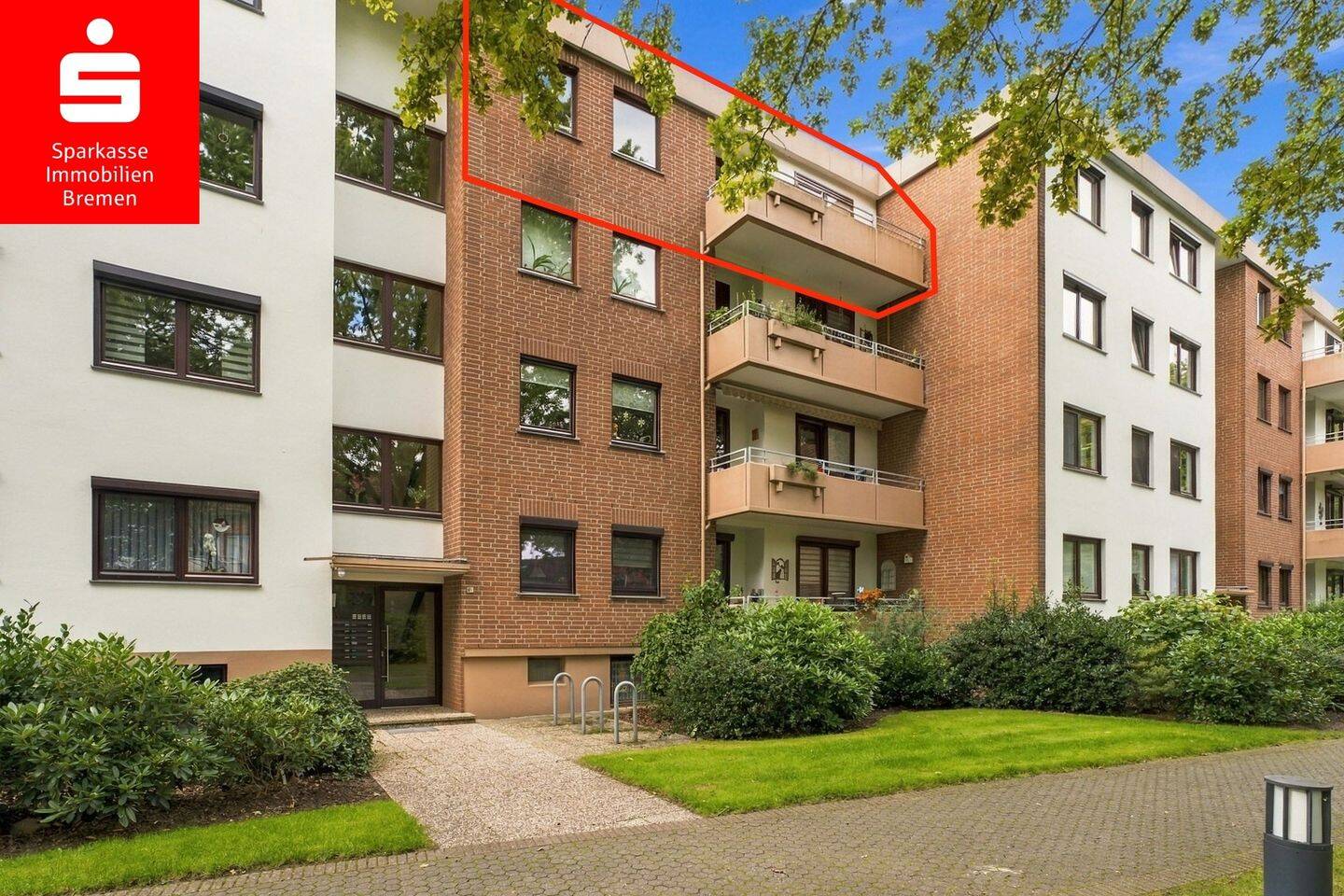 Bremen – St. Magnus: Eigentumswohnung mit Loggia und TG-Stellplatz in top Lage von St. Magnus, 28759 Bremen (Grohn Schönebeck Sankt Magnus Vegesack)