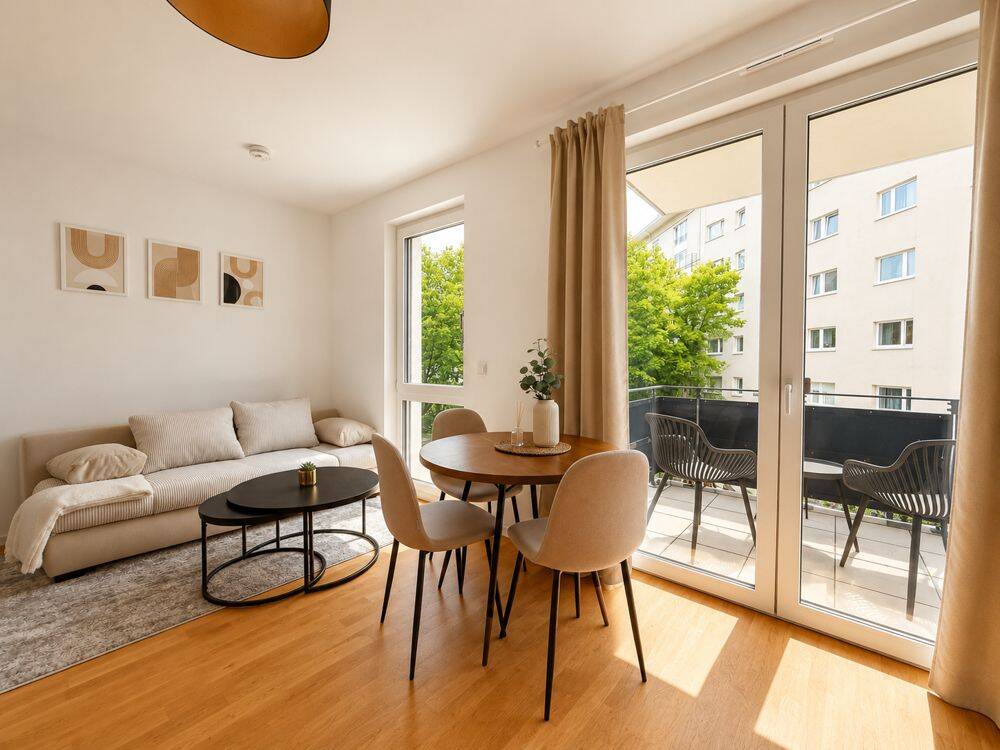 Bezugsfreies 1-Zimmer-Neubauapartment mit Balkon nahe Volkspark Humboldthain, 13357 Berlin (Mitte Gesundbrunnen Kolonie Sandkrug I Wedding)