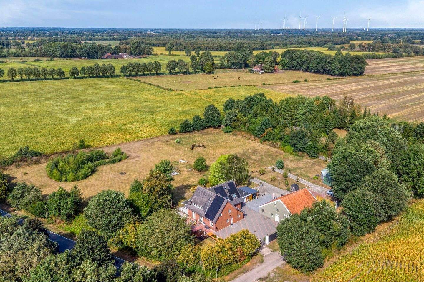 Einzigartiges Landhaus mit separatem Gästehaus, Werkstatt und Pferdehaltung auf über 12.000 m² Grundstück, 48480 Spelle