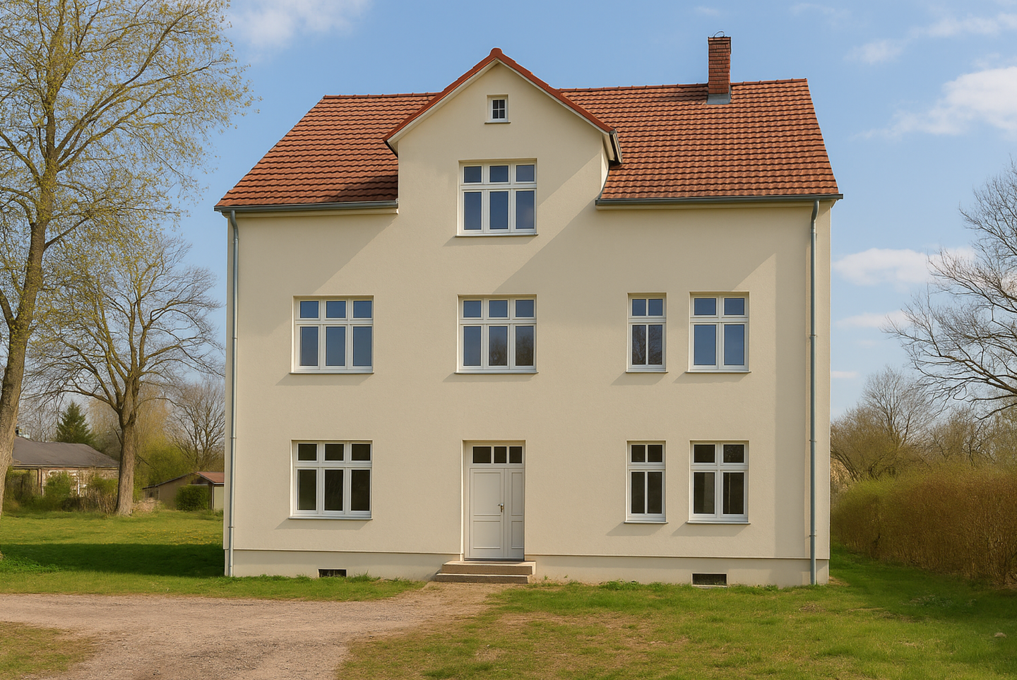 Solides Wohn- und Geschäftshaus in Milow – vollständig vermietet, 19300 Milow