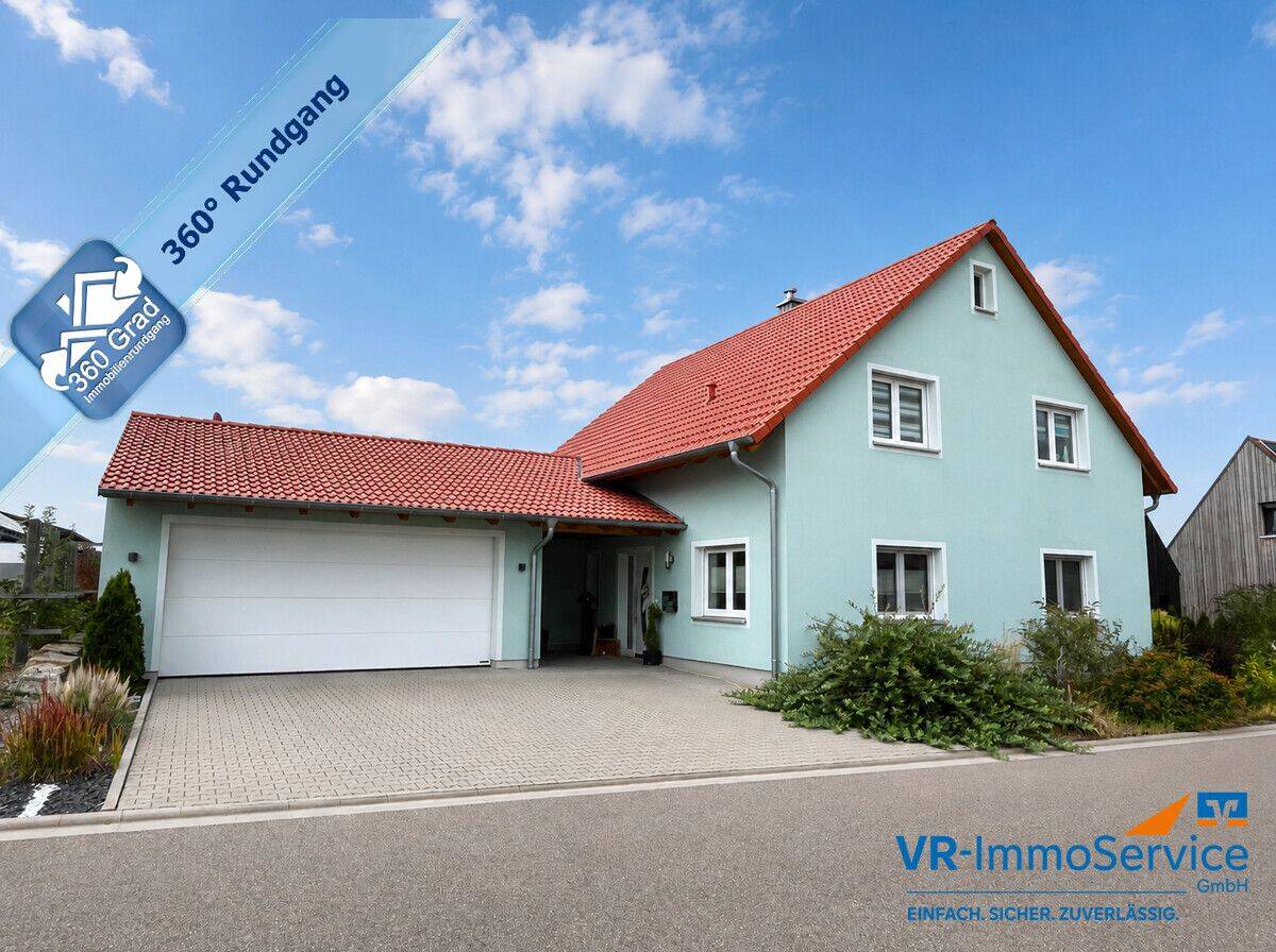 Einziehen und Wohlfühlen – Neuwertiges KfW-40-Effizienzhaus mit Doppelgarage in Geslau!, 91608 Geslau