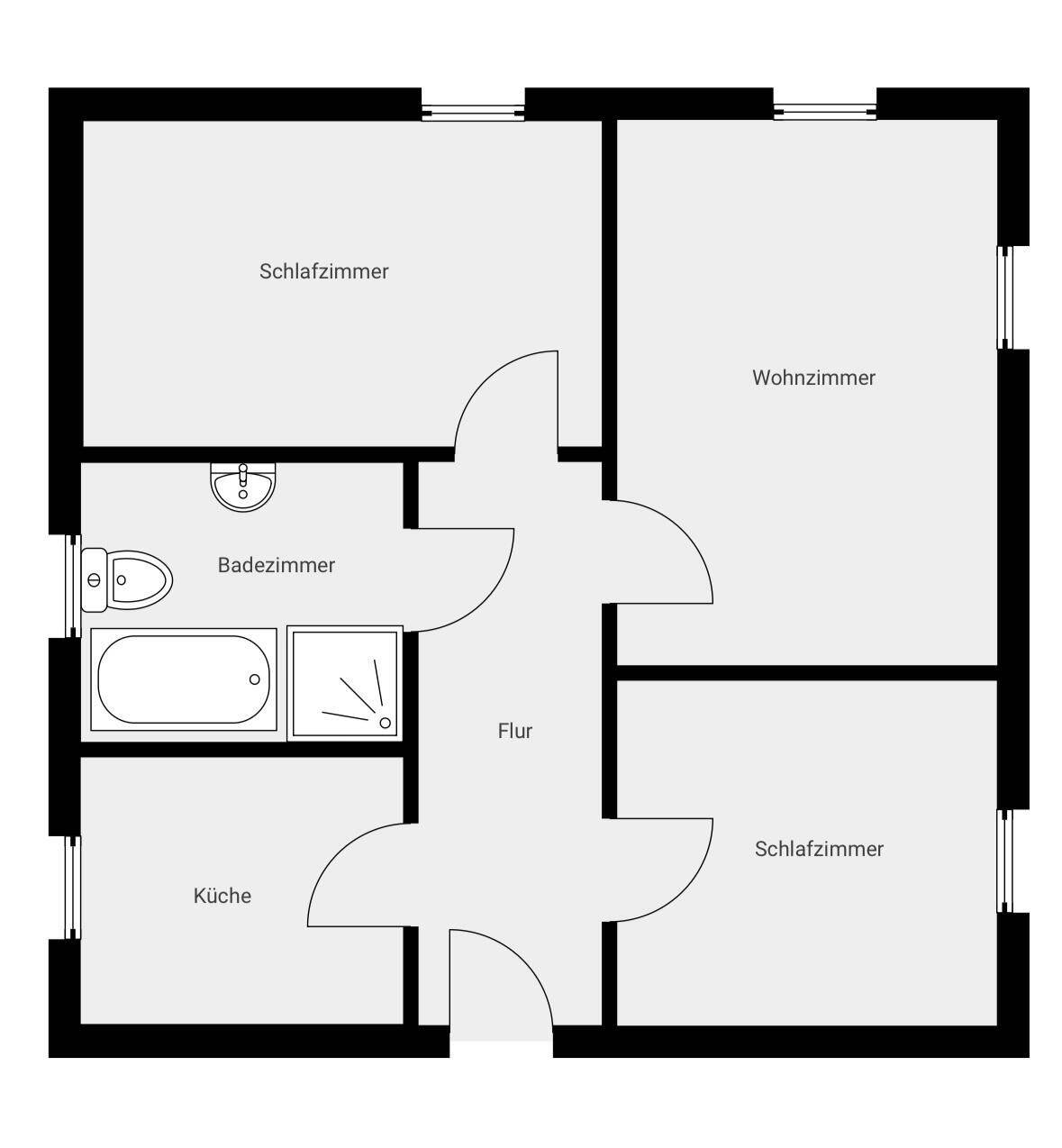3 Zimmer Dachgeschosswohnung in 90522 Oberasbach ab 01.12.2026, 90522 Oberasbach