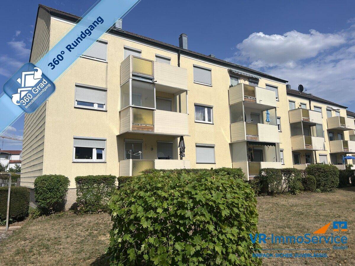 Einziehen und Wohlfühlen: Renovierte 3-Zimmer-Wohnung mit Balkon in ruhiger Lage von Gunzenhausen!, 91710 Gunzenhausen