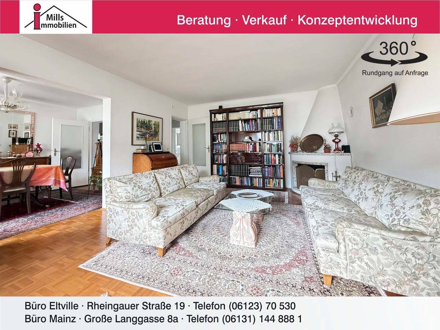 Große helle Top-Maisonette Wiesbaden nähe Kurpark: ideal für Familie oder Leben / Arbeiten, 65189 Wiesbaden (Biebrich Wiesbaden)