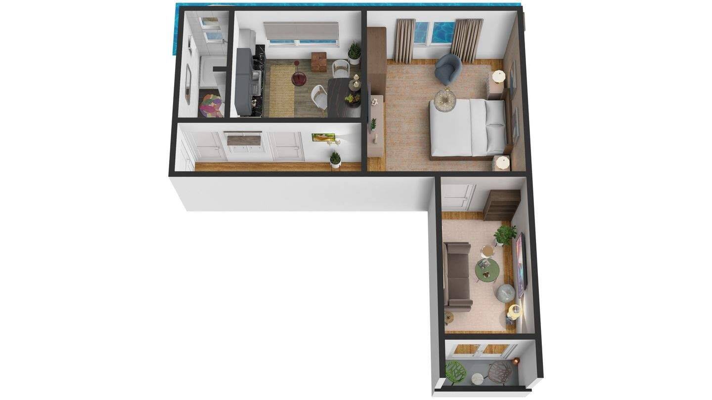 Offene Besichtigung am 01.10.2026 um 17 Uhr • Helle 2-Zimmer-Wohnung mit Balkon am Südkanal • Erstbezug nach Modernisierung, 20537 Hamburg (Mitte Borgfelde Hamm Hammerbrook)
