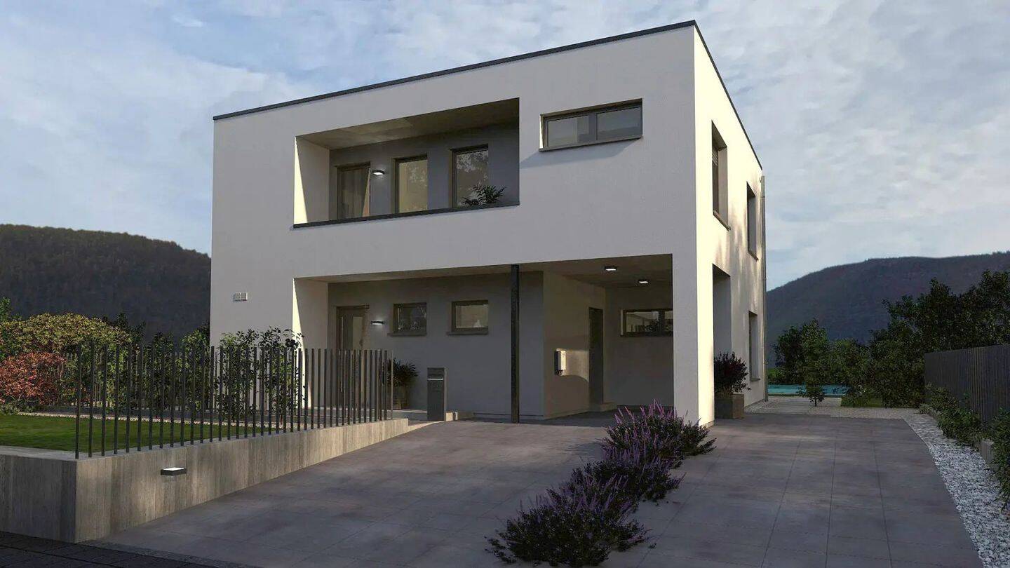 Bauhaus-Stil trifft Moderne – Architektur mit vielen Highlights – Integrierter Carport inklusive, 58093 Hagen