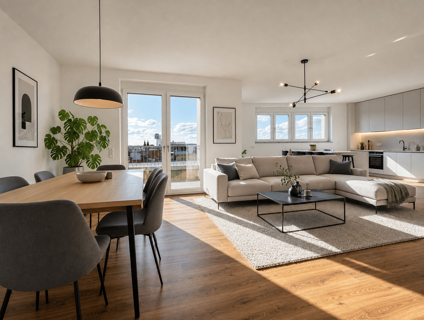 Helle 3-Zimmer-Neubau-Maisonette in begehrter Innenstadtlage von Nürnberg | Bezugsfertig | inkl. Einbauküche | KfW 55-förderfähig, 90443 Nürnberg