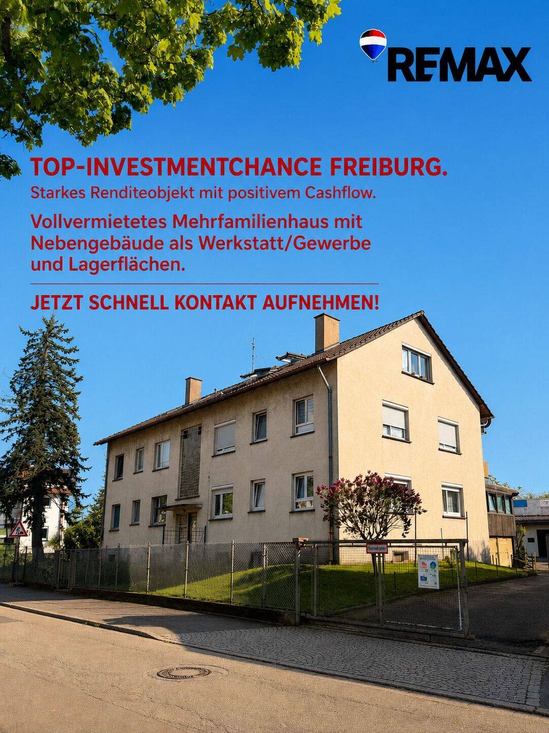 IHRE VORTEILE: MEGA RENDITE! 1 MIETER! TOP LAGE FREIBURG! AB 2036 TEILUNG IN WOHNEIGENTUM (Erbpacht), 79115 Freiburg im Breisgau