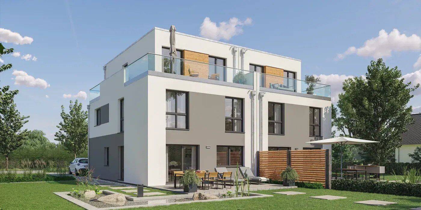 *Exklusives Doppelhaus mit Staffelgeschoss in Top-Lage von Herne*, 44625 Herne (Herne-Mitte Herne-Süd Holsterhausen Sodingen)