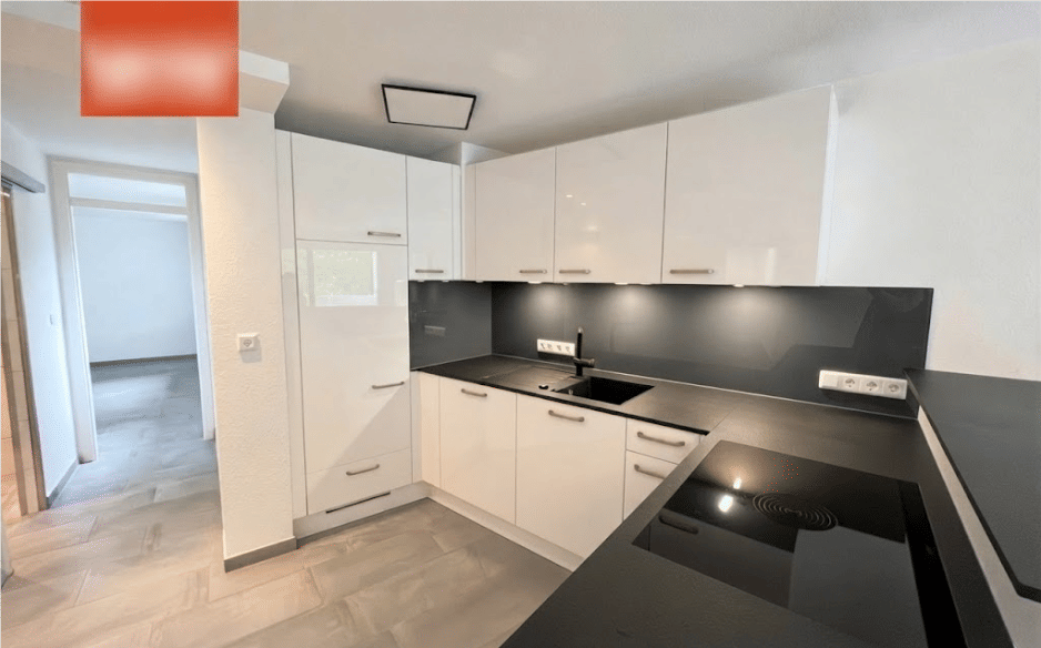 Moderne 2-Zimmer-Wohnung mit Einbauküche, Balkon & Carport, Hunde sind herzlich willkommen, 97078 Würzburg (Grombühl Lindleinsmühle Versbach)
