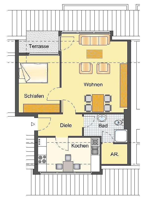 Charmante 2-Zimmer-Wohnung direkt am Horstmarer See, 44532 Lünen