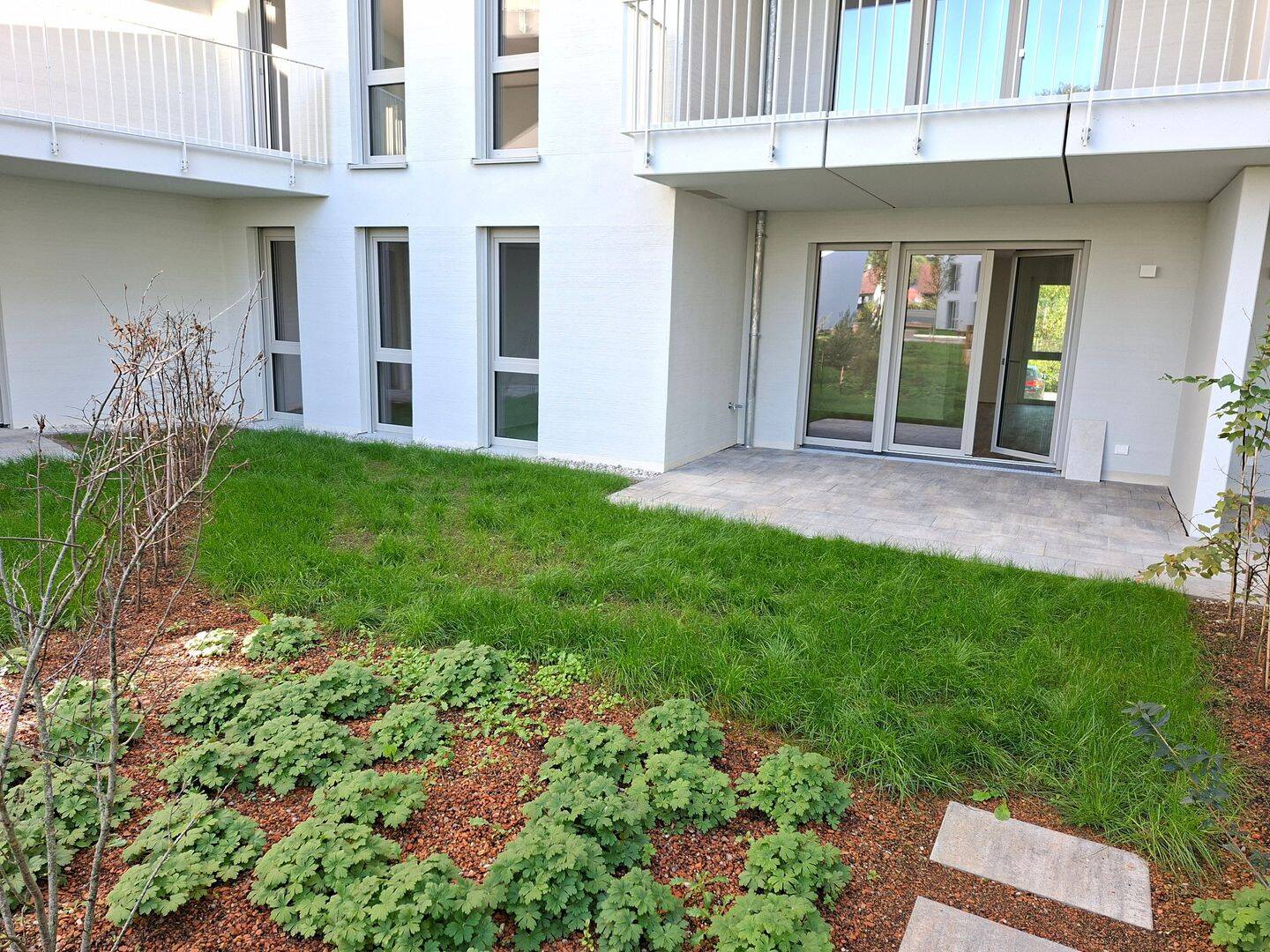 Neubau 2-Zimmer-Wohnung mit Terrasse und Gartenanteil, 85354 Freising