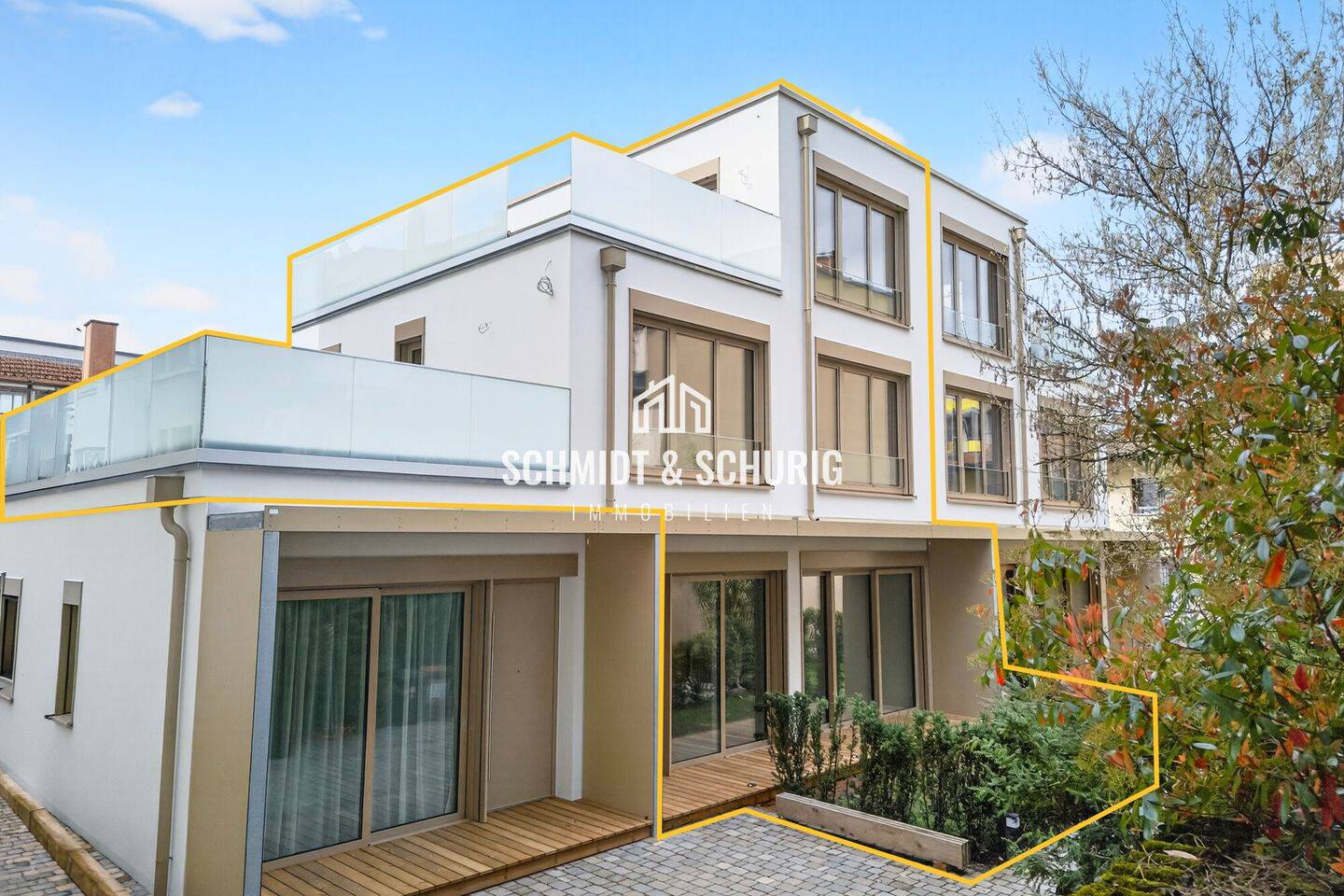 Exklusive Wohneinheit mit Gartenanteil und 2 Dachterrassen, 76135 Karlsruhe (Beiertheim-Bulach Oberreut Südweststadt Weststadt)