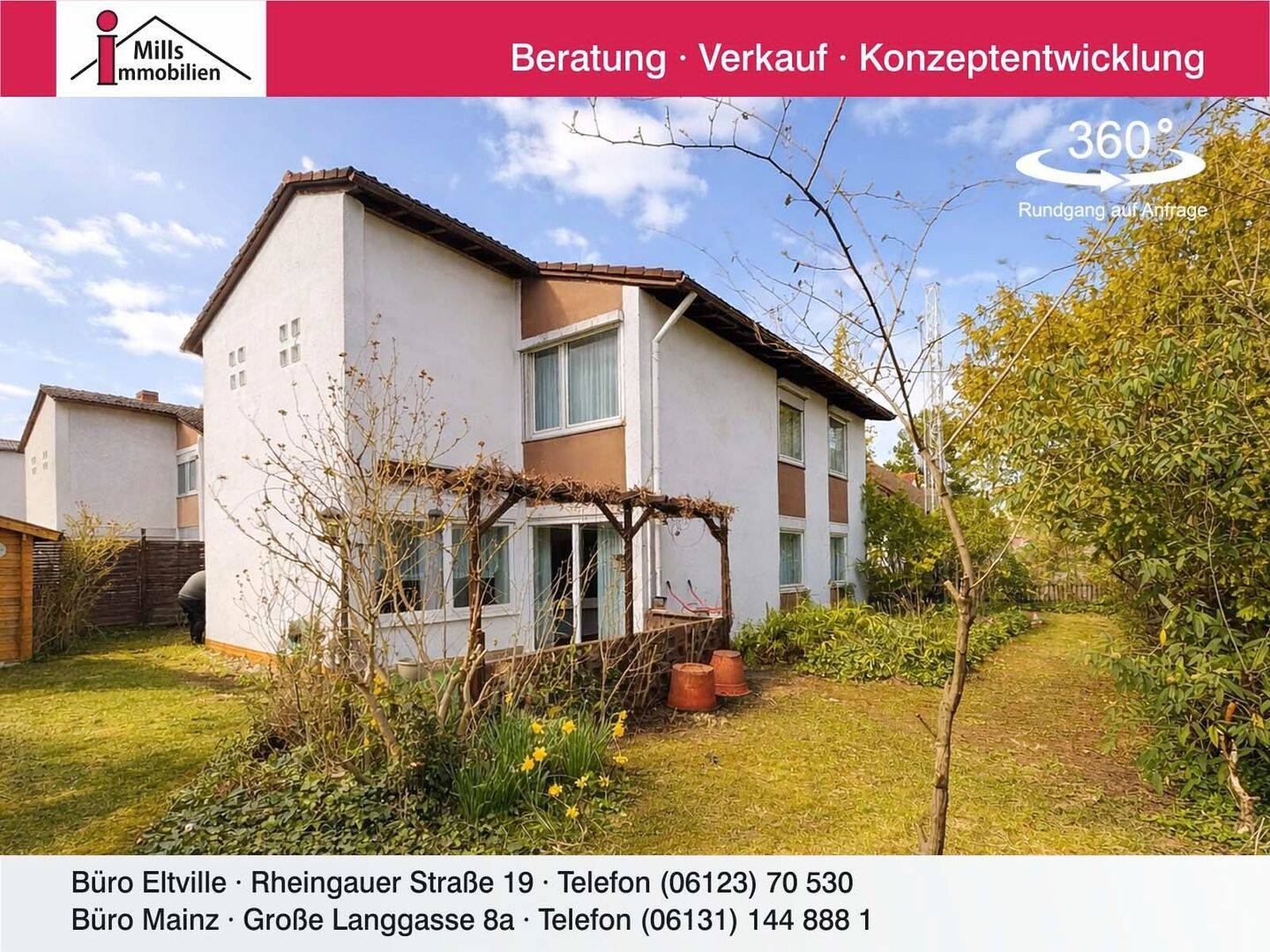 Freistehendes charmantes Einfamilienhaus mit großem Garten in ruhiger Lage, 55120 Mainz (Mombach Neustadt)