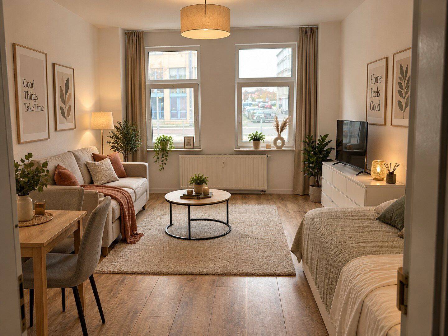 Zentrale 1-Zimmer-Wohnung mit Küche in Halle – ideal für Studierende, Singles, Pendler & Senioren, 6112 Halle (Saale)