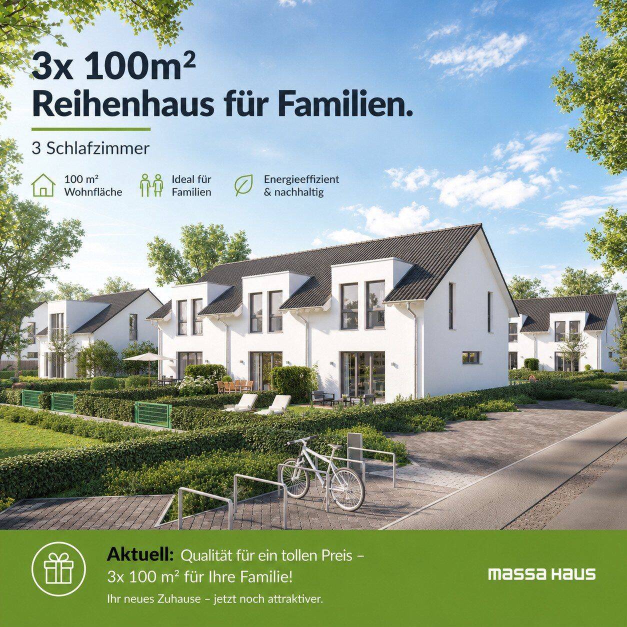 3er Reihenhaus – Außen fertig – Innen selber machen, 72539 Pfronstetten