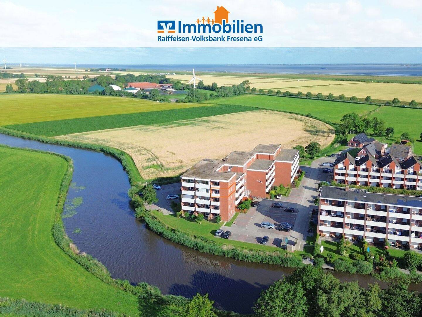 Seltene 3-Zimmerwohnung in direkter Nordseenähe mit Weitblick über die ostfriesische Feldlandschaft, 26553 Dornum