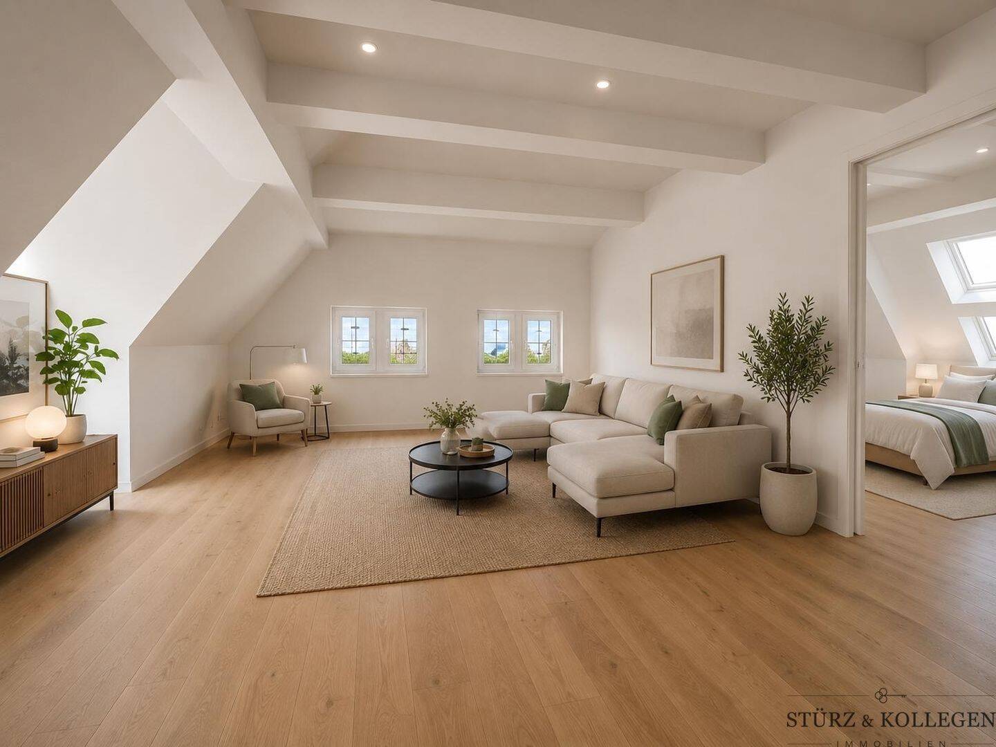 Exklusive 3-Zimmer-Dachgeschosswohnung mit großzügiger Dachterrasse, 77933 Lahr/Schwarzwald