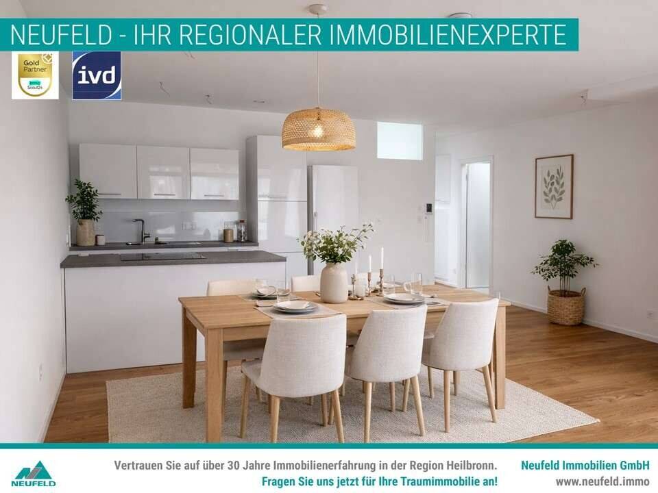 Charmante 3,5-Zimmer-Wohnung mit großer Ost-Loggia – zentrumsnah in Heilbronn, 74076 Heilbronn (Heilbronn Neckarbogen)