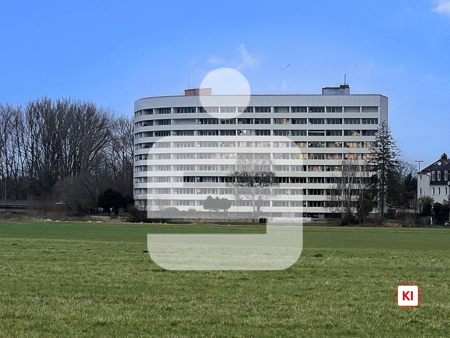 2-Zi.-ETW in Zentrumsnähe…2 Balkone mit Blick zum Wiesengrund, 91054 Erlangen (Burgberg Erlangen-Nord Erlangen-Ost Innenstadt Sieglitzhof)