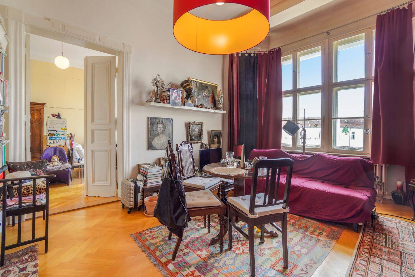 Stilvoller Altbau mit Fischgrätparkett und großzügigem Balkon, 10717 Berlin (Charlottenburg-Wilmersdorf Wilmersdorf)