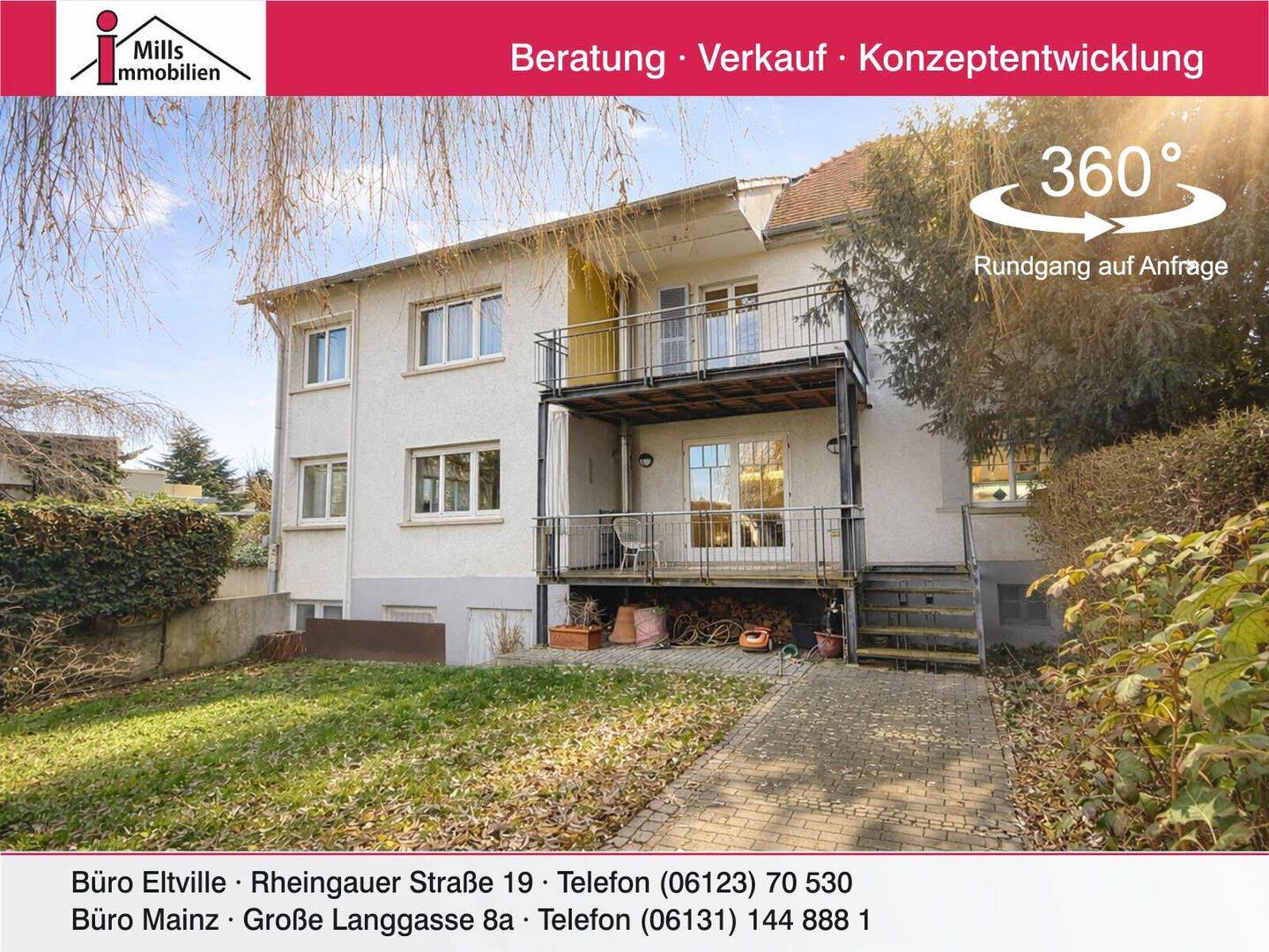 Repräsentatives freistehendes 1-2 Familienhaus mit außergewöhnlich viel Platz, 64331 Weiterstadt